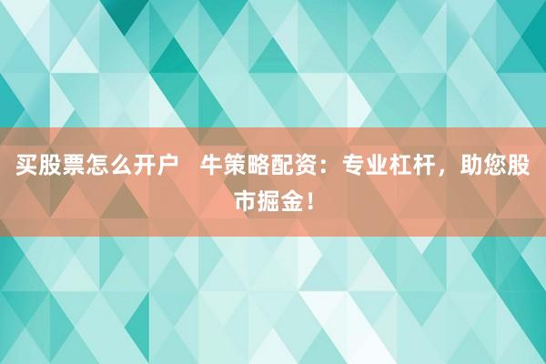 买股票怎么开户   牛策略配资：专业杠杆，助您股市掘金！