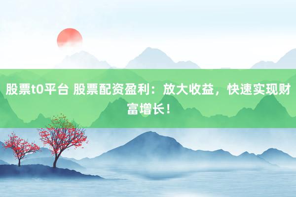 股票t0平台 股票配资盈利：放大收益，快速实现财富增长！