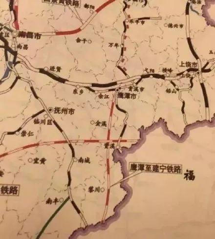 福建省中长期铁路网最新规划公布,抚州将建通往福州,厦门高铁!